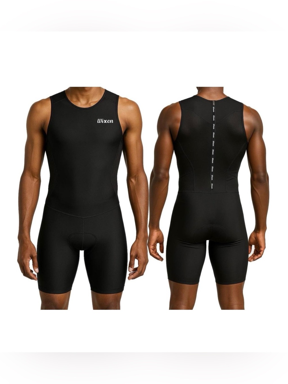 NWT WIXEN Men's Triathlon Suit Sleeveless - Padded - Medium